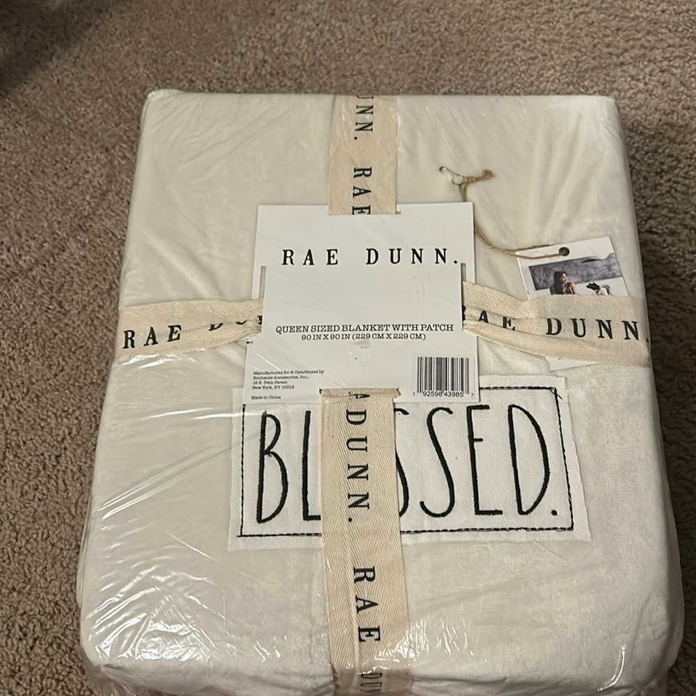 Rae Dunn Blessed Blanket
